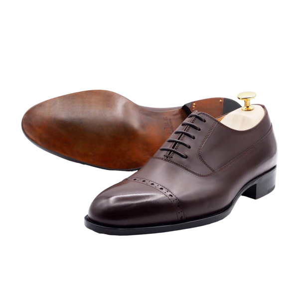 Dark brown Balmoral Oxford