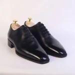 Black Wholecut Oxfords