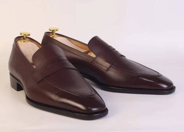 Dark Brown Penny Loafers - Image 2