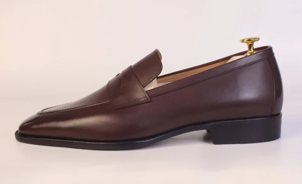 Dark Brown Penny Loafers - Image 3