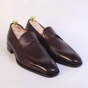 Dark Brown Tuxedo Loafers