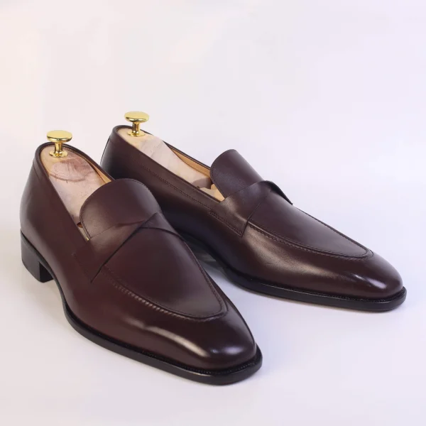 Dark Brown Tuxedo Loafers - Image 2