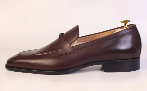 Dark Brown Tuxedo Loafers - Image 3
