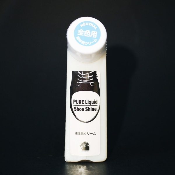 PURE Liquid Shoe Shine (Neutral) น้ำยาขัดรองเท้าหนังสีธรรมชาติ ปริมาณ 72 มิลลิลิตร MADE IN JAPAN
