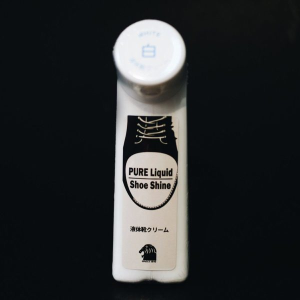 PURE Liquid Shoe Shine (White) น้ำยาขัดรองเท้าหนังสีธรรมชาติ ปริมาณ 72 มิลลิลิตร MADE IN JAPAN