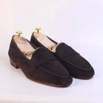 Suede Penny Loafers