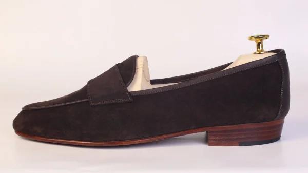 Suede Penny Loafers - Image 3